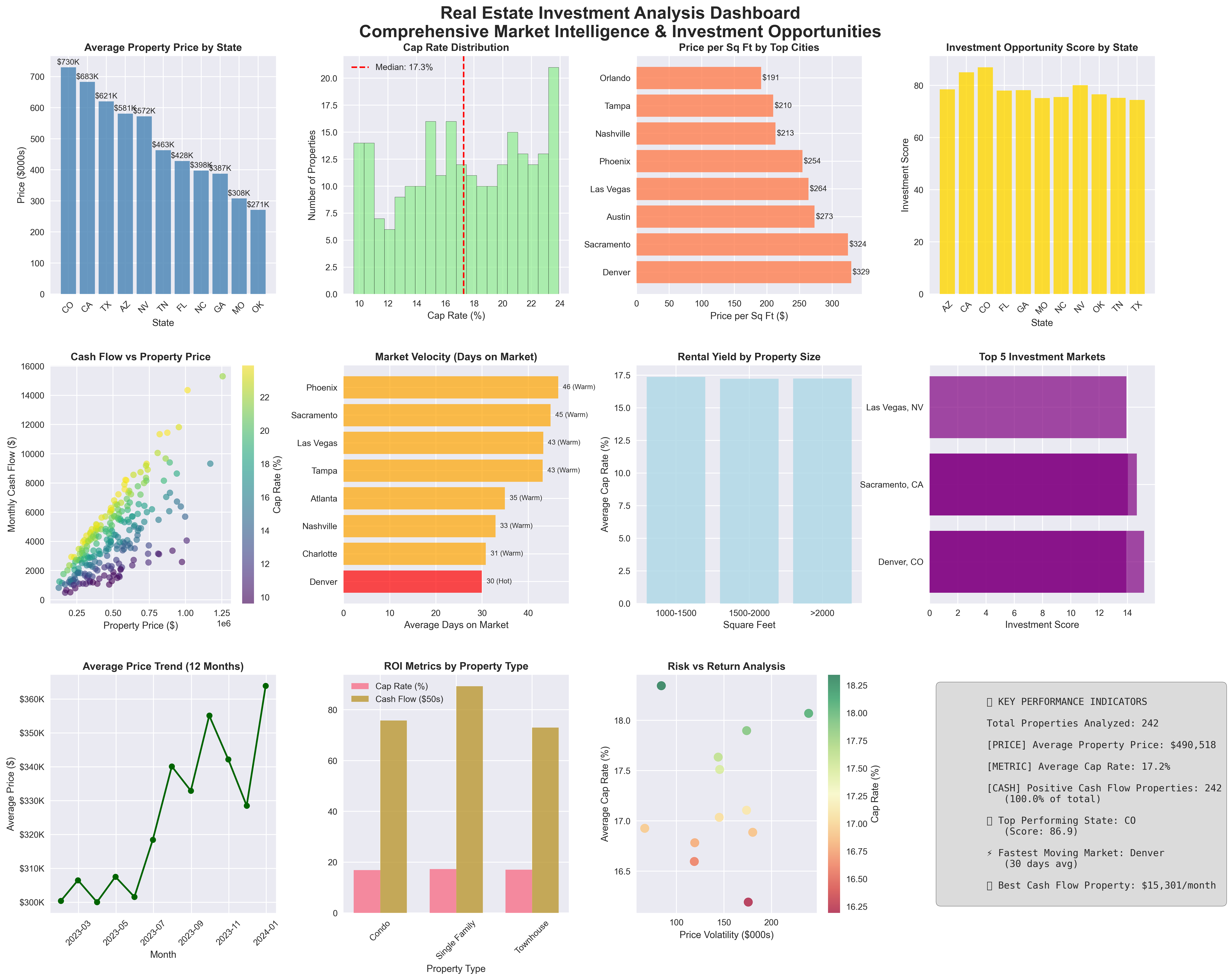 Real Estate Investment Analysis Dashboard